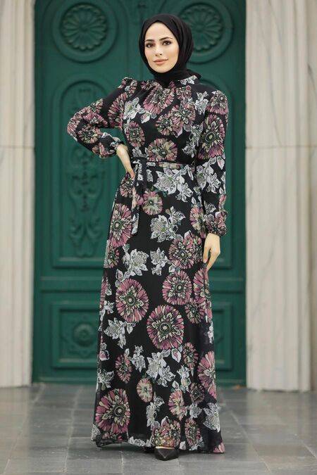  Dusty Rose Muslim Dress 279320GK